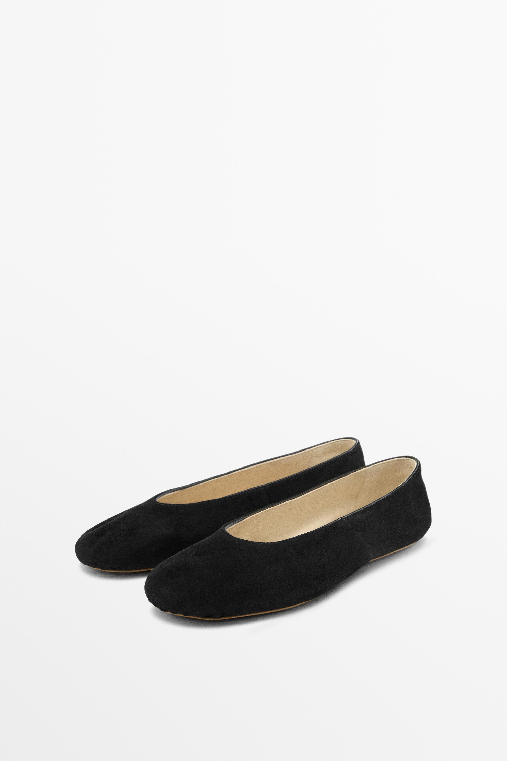 Soft leather ballet flats